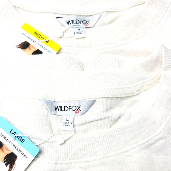 Wildfox Oversized Statement Sweatshirt - Picture 3 of 5